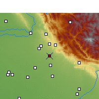 Nearby Forecast Locations - Zirakpur - Mapa