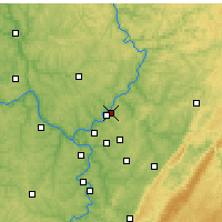 Nearby Forecast Locations - Lower Burrell - Mapa