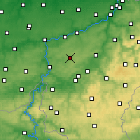 Nearby Forecast Locations - Hamois - Mapa