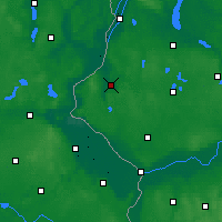 Nearby Forecast Locations - Chojna - Mapa