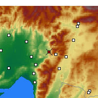 Nearby Forecast Locations - Düziçi - Mapa