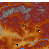 Nearby Forecast Locations - Tunceli - Mapa