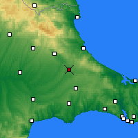 Nearby Forecast Locations - Saray - Mapa