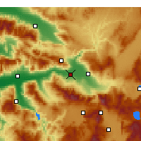 Nearby Forecast Locations - Sarayköy - Mapa
