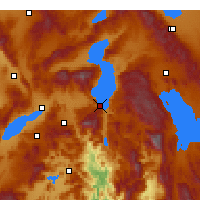 Nearby Forecast Locations - Eğirdir - Mapa