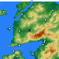 Nearby Forecast Locations - Bayramiç - Mapa