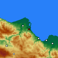 Nearby Forecast Locations - Ondokuzmayıs - Mapa