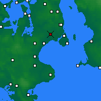 Nearby Forecast Locations - Glostrup - Mapa