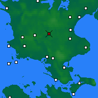 Nearby Forecast Locations - Ringsted - Mapa