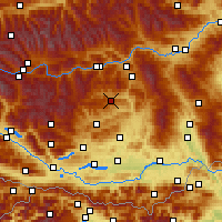 Nearby Forecast Locations - Vrhnika - Mapa