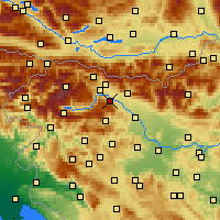 Nearby Forecast Locations - Radovljica - Mapa