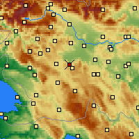 Nearby Forecast Locations - Borovnica - Mapa