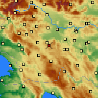 Nearby Forecast Locations - Brezovica - Mapa