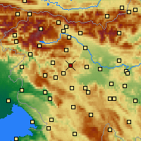 Nearby Forecast Locations - Gorenja Vas-Poljane - Mapa