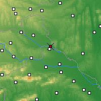 Nearby Forecast Locations - Lendava - Mapa