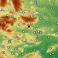 Nearby Forecast Locations - Slovenske Konjice - Mapa