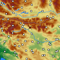Nearby Forecast Locations - Tržič - Mapa