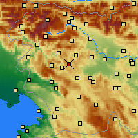Nearby Forecast Locations - Žiri - Mapa