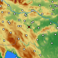 Nearby Forecast Locations - Žužemberk - Mapa