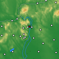 Nearby Forecast Locations - Szentendre - Mapa