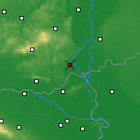Nearby Forecast Locations - Mohács - Mapa