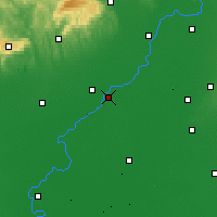 Nearby Forecast Locations - Tiszafüred - Mapa