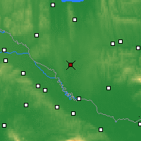 Nearby Forecast Locations - Nagyatád - Mapa