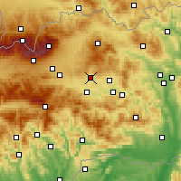 Nearby Forecast Locations - Levoča - Mapa