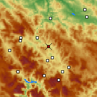 Nearby Forecast Locations - Kakanj - Mapa