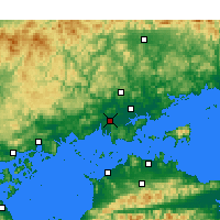 Nearby Forecast Locations - Kurashiki - Mapa