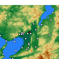 Nearby Forecast Locations - Takatsuki - Mapa