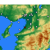 Nearby Forecast Locations - Izumi - Mapa