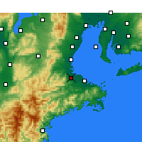 Nearby Forecast Locations - Matsusaka - Mapa