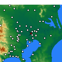 Nearby Forecast Locations - Misato - Mapa