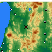 Nearby Forecast Locations - Yokote - Mapa