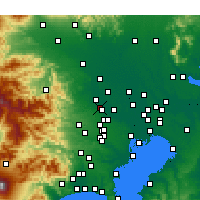 Nearby Forecast Locations - Fujimino - Mapa
