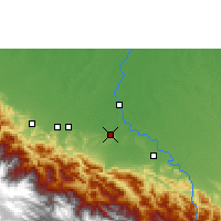 Nearby Forecast Locations - Ivirgarzama - Mapa