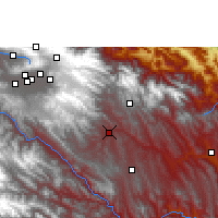 Nearby Forecast Locations - Mizque - Mapa