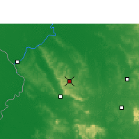 Nearby Forecast Locations - Piribebuy - Mapa