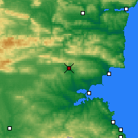Nearby Forecast Locations - Aytos - Mapa