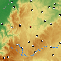 Nearby Forecast Locations - Horb am Neckar - Mapa