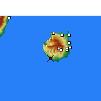 Nearby Forecast Locations - Puerto Rico - Mapa