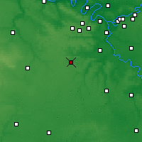 Nearby Forecast Locations - Dourdan - Mapa