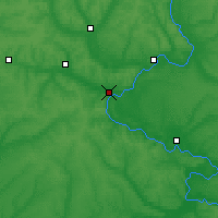 Nearby Forecast Locations - Zmiiv - Mapa