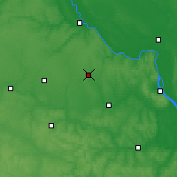 Nearby Forecast Locations - Kaharlyk - Mapa