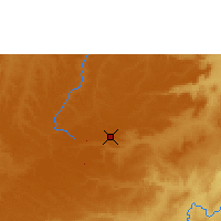 Nearby Forecast Locations - Kamina - Mapa