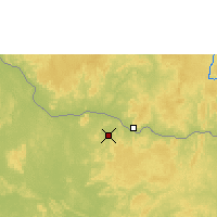 Nearby Forecast Locations - Gbadolite - Mapa