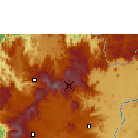 Nearby Forecast Locations - Kumbo - Mapa