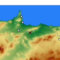 Nearby Forecast Locations - Zaio - Mapa