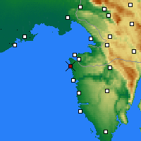 Nearby Forecast Locations - Umag - Mapa